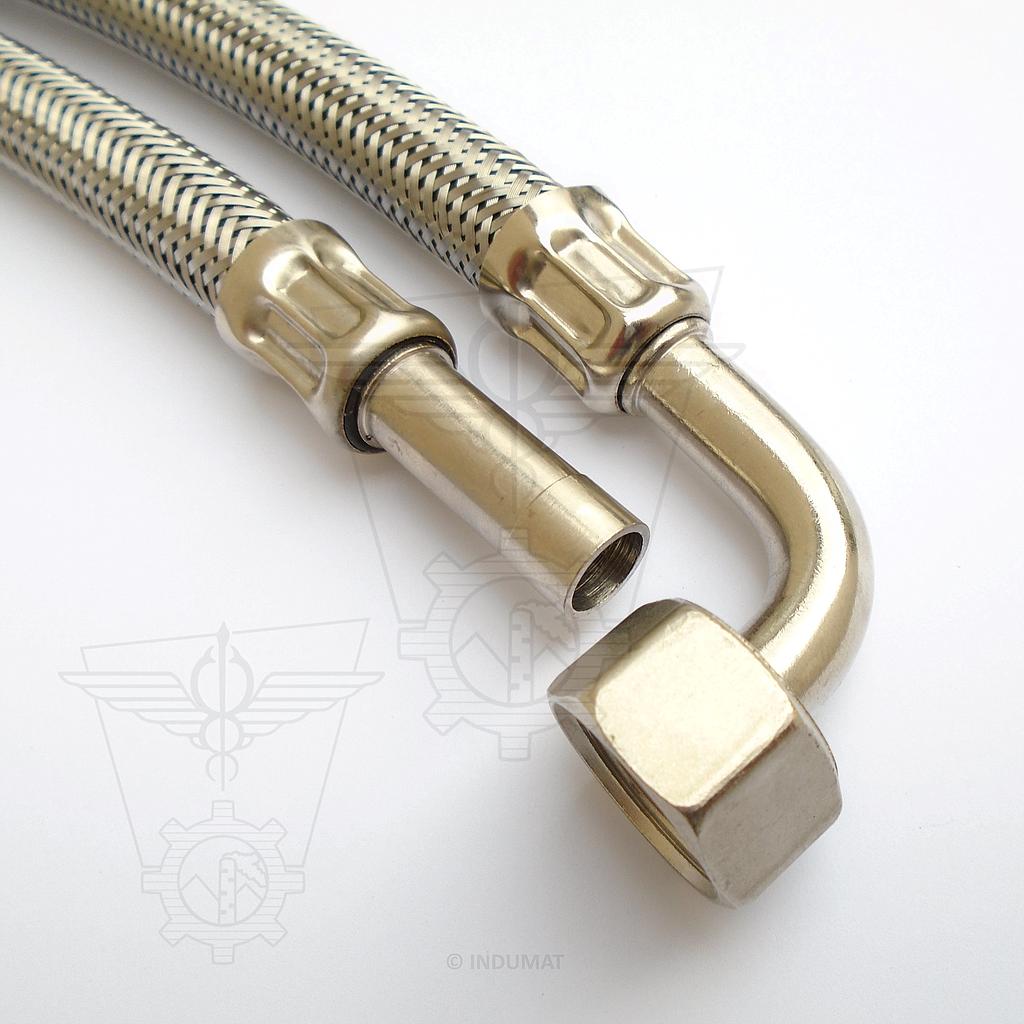 Tuyau de robinetterie - SANIFLEX® D10xF3/8 C90 - 403003-C90