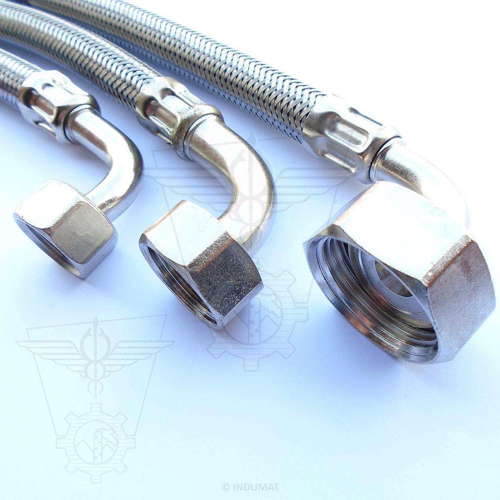 Verstellbarer Rohrleitungs schlauch - SANIFLEX® F 90°xF 90° - 403005-CC90