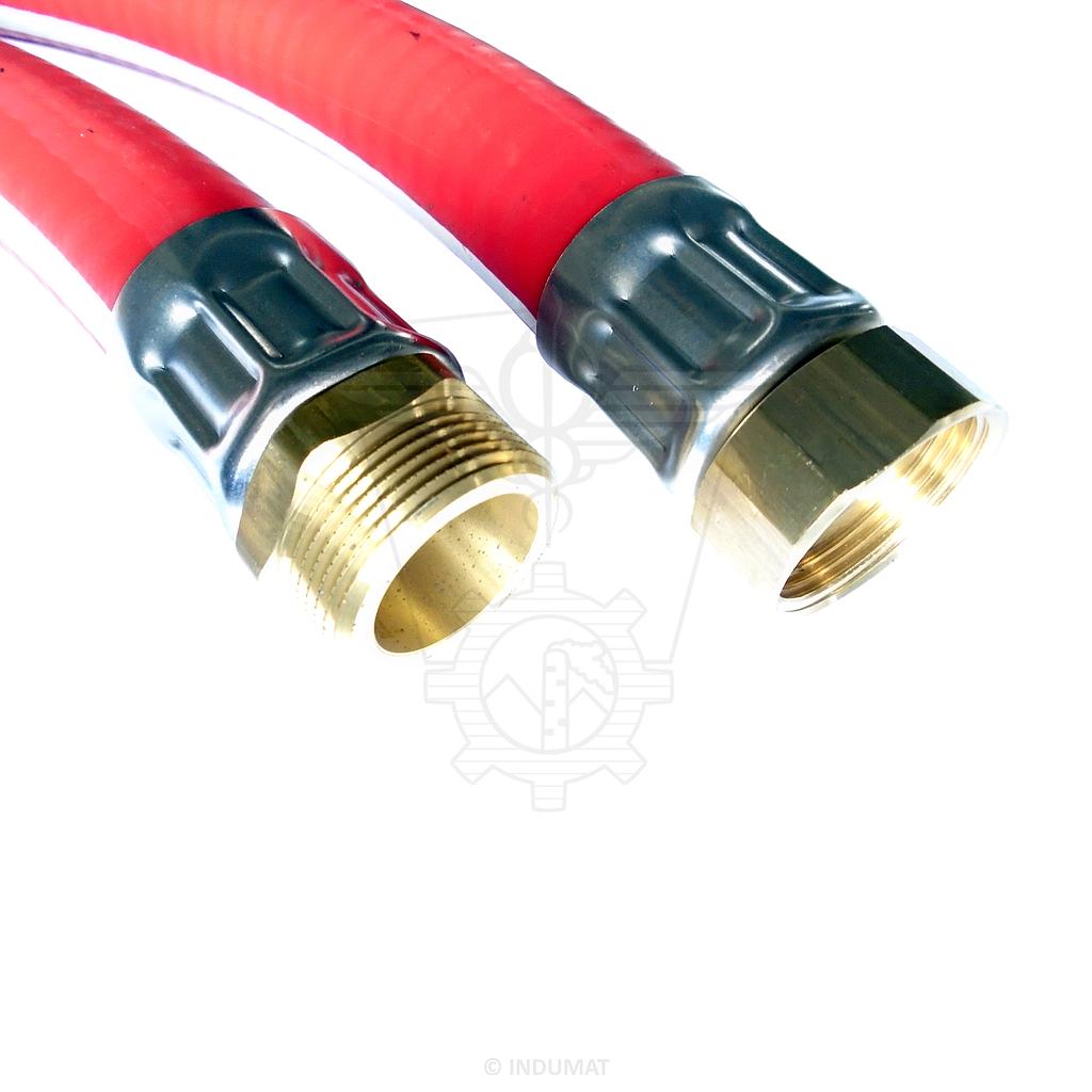 Flexible rubber hose - PLUTONE PF MxF - DN20 / DN25 / DN32 / DN40 / DN50 - 438