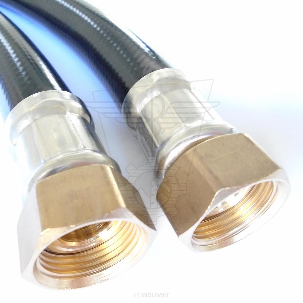 Tubo flessibile per acqua potabile Saniflex®-al DN25 F4/4" x F4/4" approvato ACS - 4040251