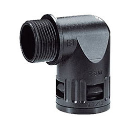Conector RQW1 (NEGRO) - Sin junta - IP 65 - 105020-RQW1