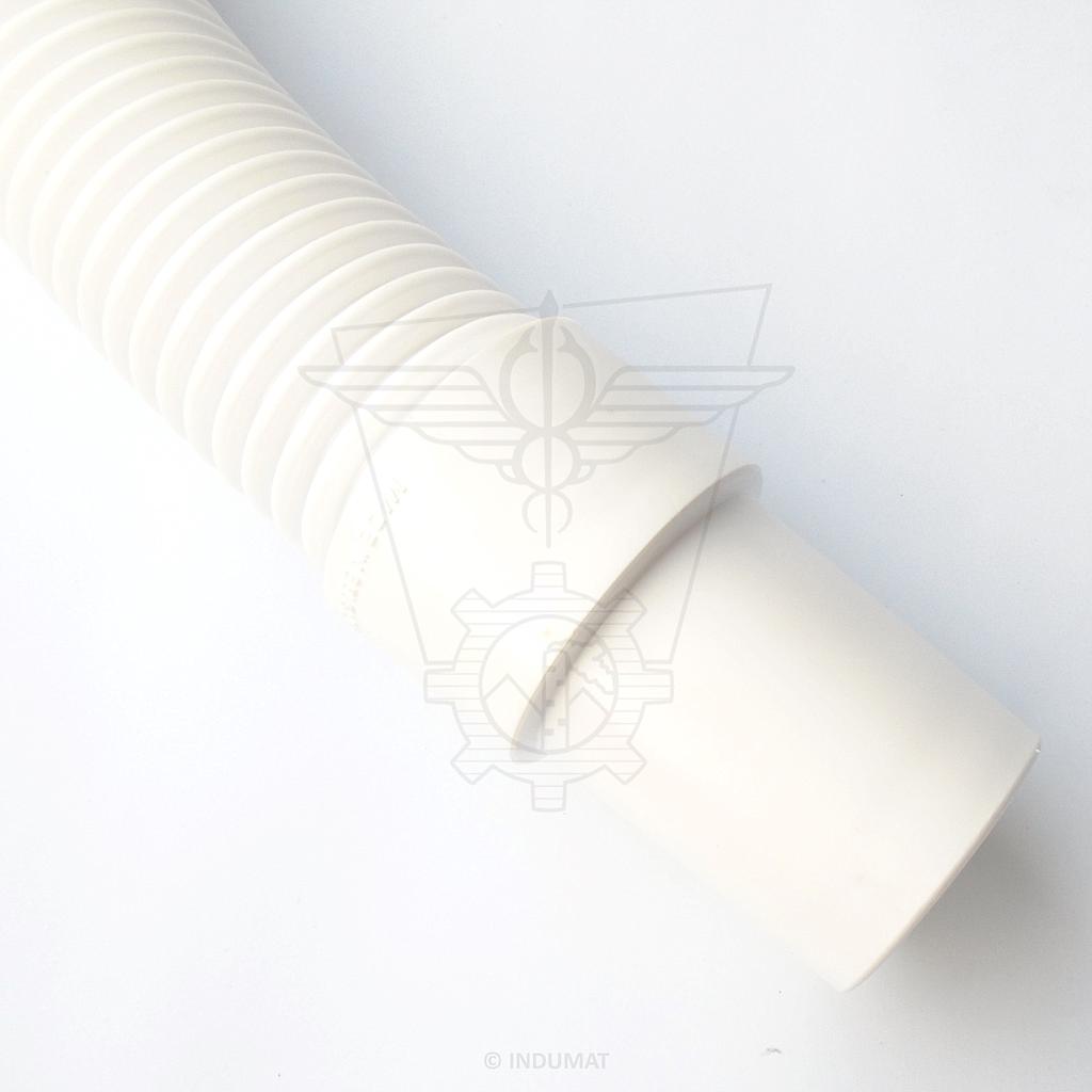 Suction and discharge hose CUSTOMIZED SERIES: ASPIRAFLEX WHITE - 2 x CONICAL CUFF - 446-10-02