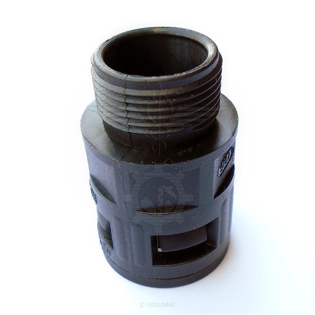 Plastic coupling for cable protection tube COR-FITTING SM-M IP66 (BLACK) - 104104-00