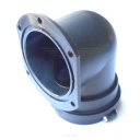 [104280...] Adaptador de plástico para tubos de protección de cables COR-FITTING-MULTI 90° (NEGRO) - 104280-00