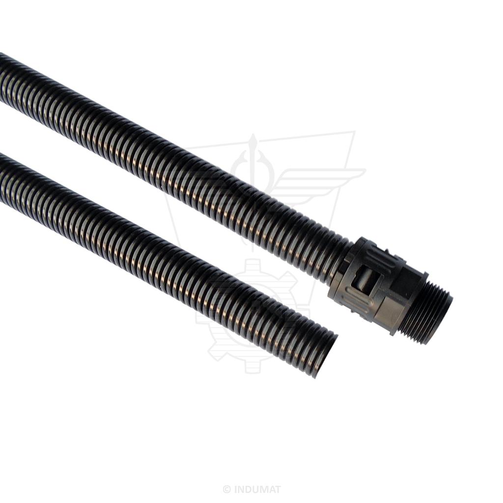 Tuyau de protection conduit / En plastique: Gaine flexible de protection en polyamide - COR-PA12-V2 (GRIS) 