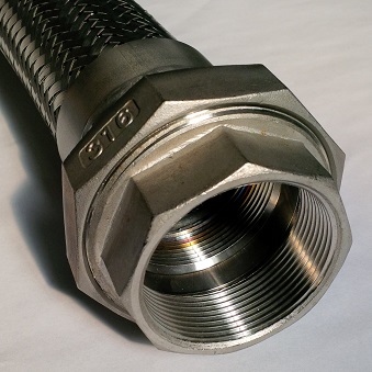 Tubo flessibile inossidabile - M x F - fig 340 - 400-003 NBN EN ISO 10380