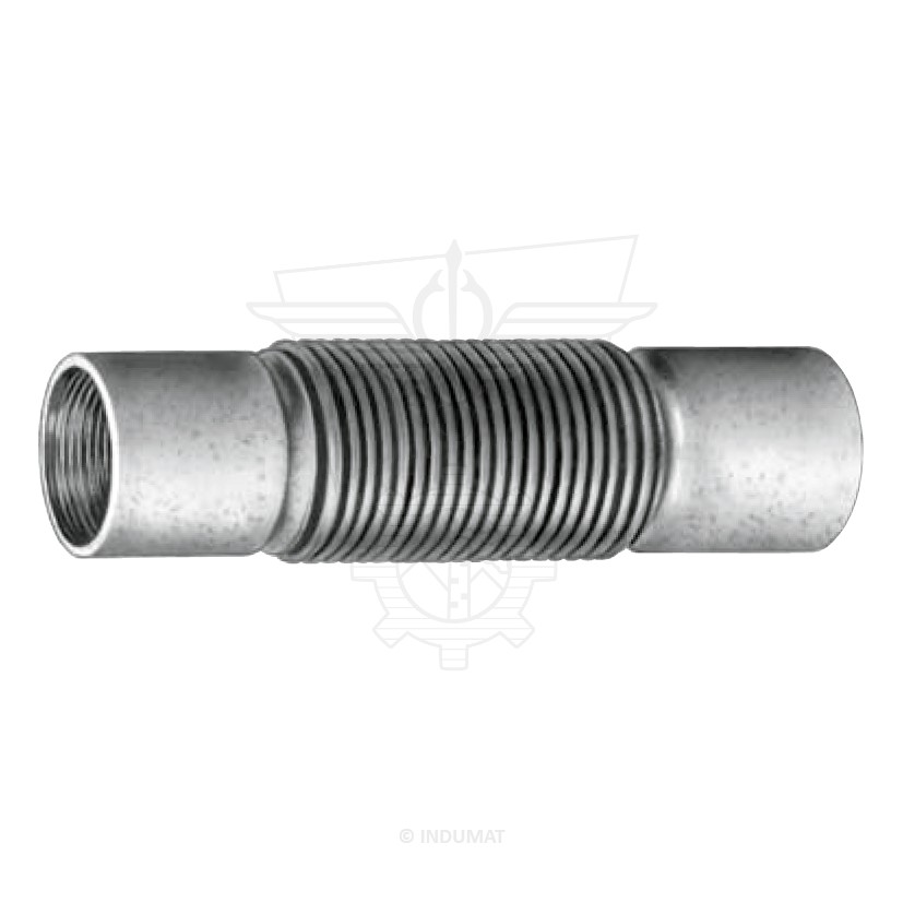 Stainless steel bellow with fixed female thread - 412GI