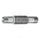 Stainless steel expansion joint with fixed male thread - 412GA (15 (1/2''))