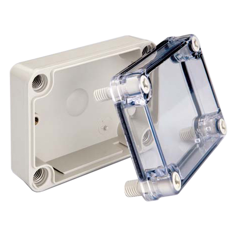 Electrical junction box in polycarbonate - 100803