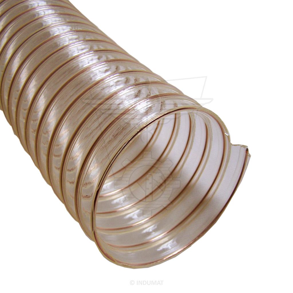 Suction Polyurethane hose - EN 13501-1 - AERODUC®-PU-PUR MEDIUM - WOOD - 5412002