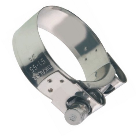 Fascetta stringitubo in acciaio inox per impieghi gravosi W4 - 81904