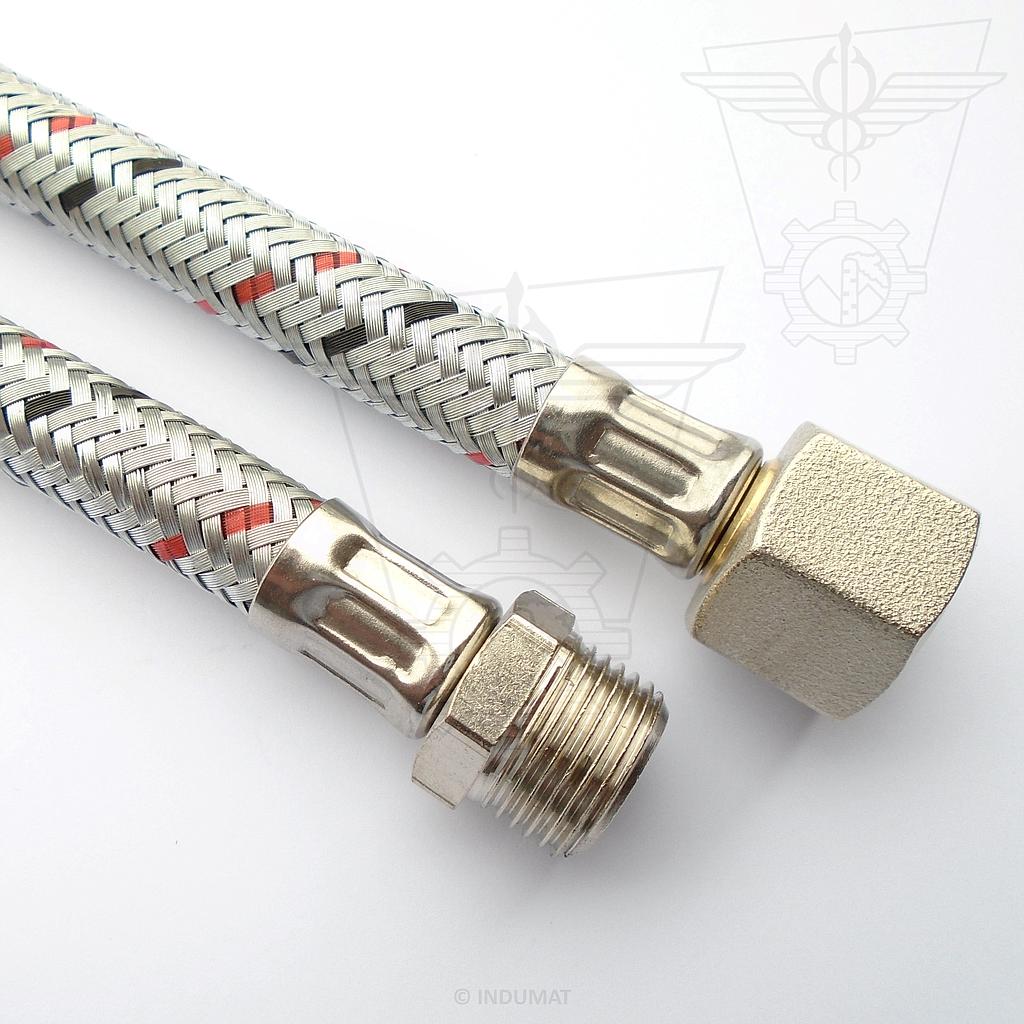 Flexible hose for mazout heating burner M1/4" x F3/8" - 407002
