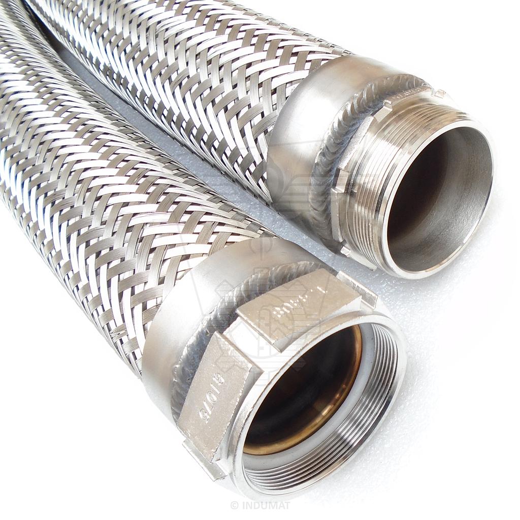 Tuyaux flexibles métalliques M x F NBN EN ISO 10380 - 400001