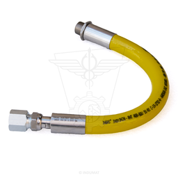 Gas hose Ingas® Inox DN20 M x F 3/4" - Standard AGB/BGV 91/01 - 425020
