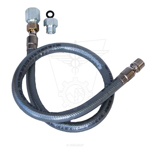 Manguera de gas Ingas® inox DN12 M1/2" x F 1/2"  EN 14800 - 425015