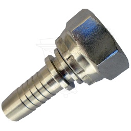 [304003...] Hose fitting with flat seat nut - SS AISI316L - 304003
