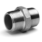 Nipplo doppio in acciaio inox AISI316L M x M - 317IN