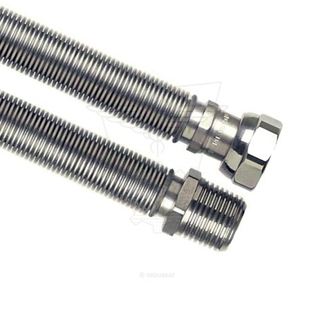 Edelstahl Flexible Schläuche - Heizungs- / Fan-Coil-Schläuche - INOX-EXPAND® M1/2" x F1/2" (AISI303) - 426013IN