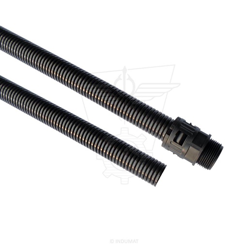 [103100...] Schutzschlauch geführt / aus Kunststoff: Flexibel Polyamid-Wellschutzschlauch COR-PA6-V0 (SCHWARZ) 