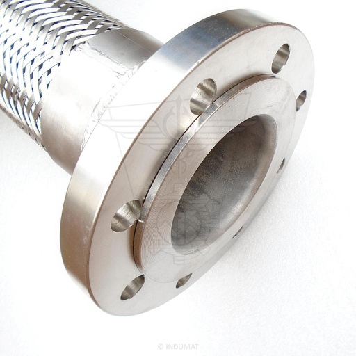 Tuyau flexible inoxydable avec bride NBN EN ISO 10380 - 400025