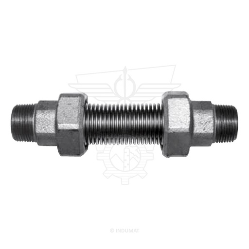 Compensateur en acier inoxydable avec raccords mâles (fig331) - 412VGA