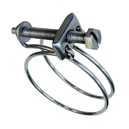 [820-01...] Double steel wire hose clamp W1 - 82001