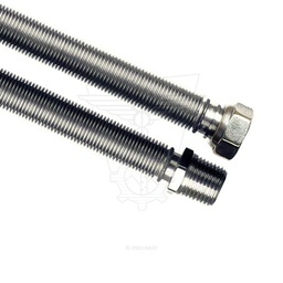 Stainless steel Flexible hoses - Heater / Fan coil hoses INOX-EXPAND® M 3/4'' x F 3/4'' - 426020