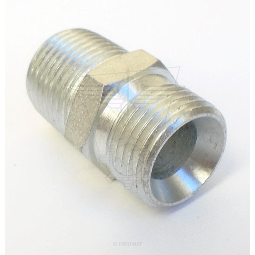 Stahl verzinkt Kupplung AG x AG ISO7 fuer INGAS® & EXAGAS® - 325MM7